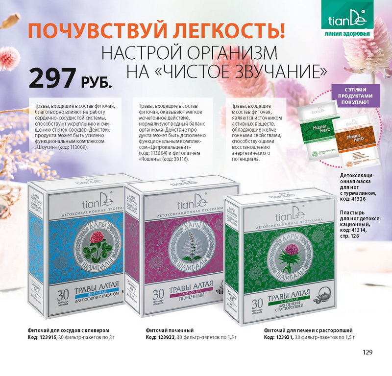 TianDe Осень Каталог