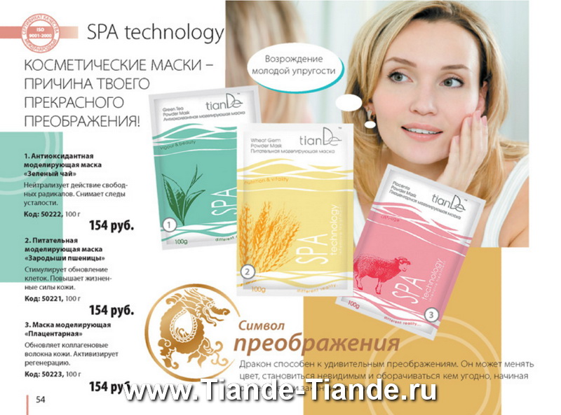 Каталог Tiande 2012
