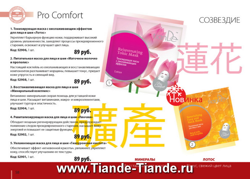 Каталог Tiande 2012