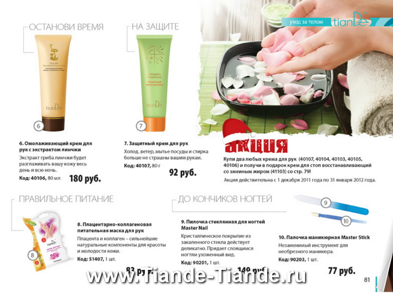 Каталог Tiande 2012