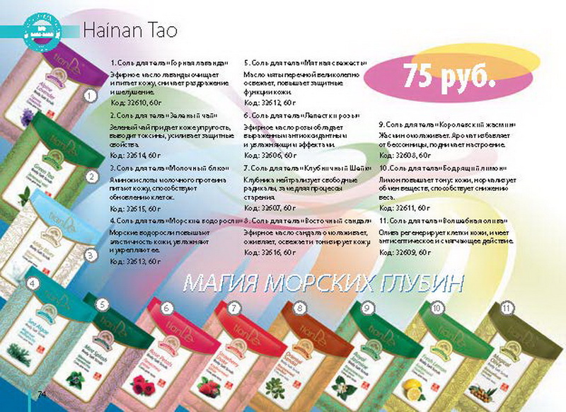 Каталог TianDe