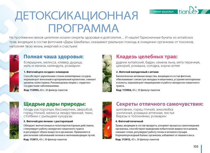 Каталог TianDe