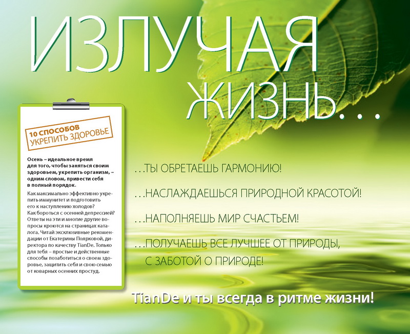 Каталог TianDe Осень 2013