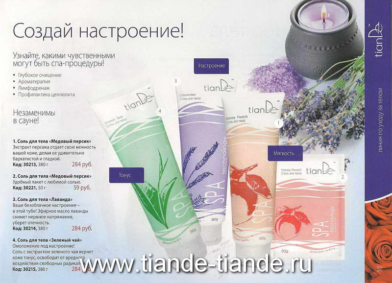 TianDe новый каталог 