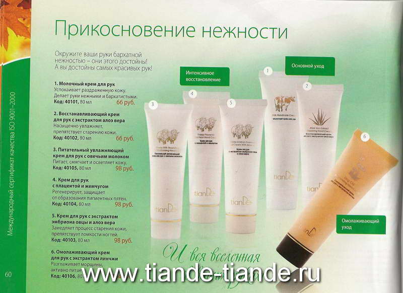 TianDe новый каталог 